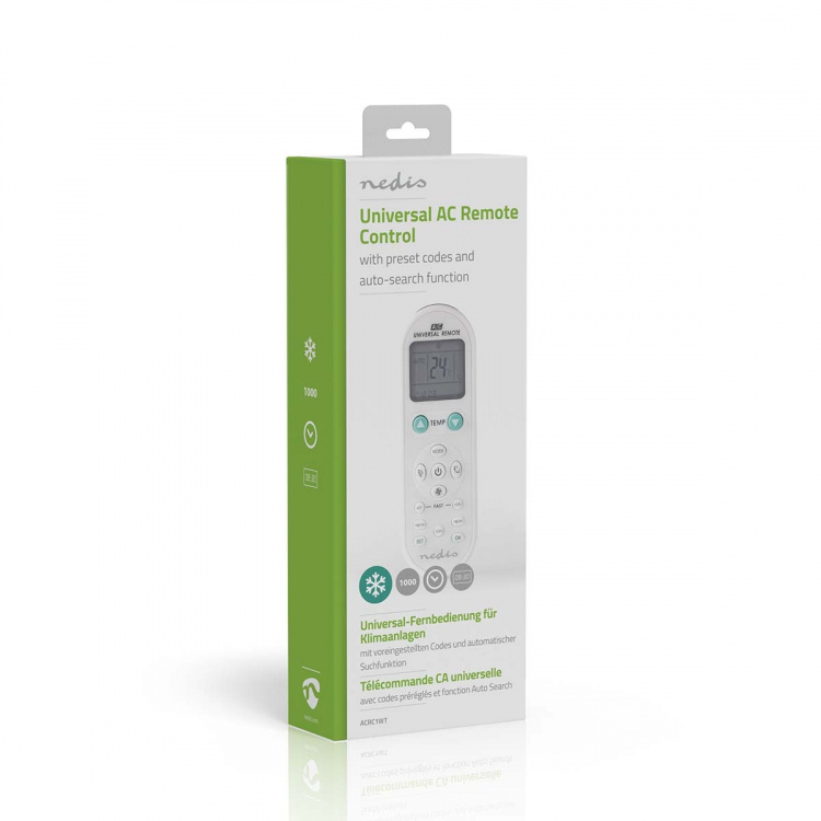 Nedis Universal Air Conditioner Remote Control | Programming functions | 2x AAA/LR03 Nedis Universal Air Conditioner Remote Control | Programming functions | 2x AAA/LR03