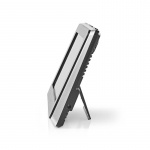 Nedis Weather Station | Indoor & Outdoor | Including wireless weather sensor | Weather forecast | Time display | LCD | Alarm clock function