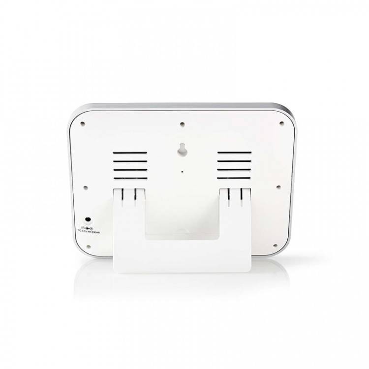Nedis Weather Station | Indoor & Outdoor | Including wireless weather sensor | Weather forecast | Time display | Colour LCD Display | Alarm clock function