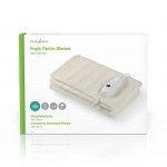 Nedis Electric Blanket | Underblanket | 1 Person | 150 x 80 cm | 3 Heat Settings | Washable | Overheating protection | Polyester Nedis Electric Blanket | Underblanket | 1 Person | 150 x 80 cm | 3 Heat Settings | Washable | Overheating protection | Polyester