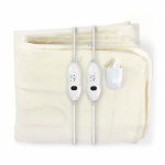 Nedis Electric Blanket | Underblanket | 2 Persons | 160 x 140 cm | 3 Heat Settings | Washable | Overheating protection | Polyester Nedis Electric Blanket | Underblanket | 2 Persons | 160 x 140 cm | 3 Heat Settings | Washable | Overheating protection | Polyester