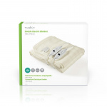 Nedis Electric Blanket | Underblanket | 2 Persons | 160 x 140 cm | 3 Heat Settings | Washable | Overheating protection | Polyester Nedis Electric Blanket | Underblanket | 2 Persons | 160 x 140 cm | 3 Heat Settings | Washable | Overheating protection | Polyester