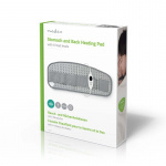 Nedis Heating Pad | Stomach and Back | 6 Heat Settings | Overheating protection | Washable