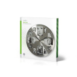 Nedis Wall Clock | Diameter: 400 mm | Metal | Silver