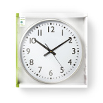 Nedis Wall Clock | Diameter: 380 mm | Plastic | Silver / White