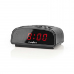 Nedis Digital Desk Alarm Clock | LED | Snooze function | Black