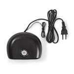 Nedis Digital Alarm Clock Radio | LED | AM / FM | Snooze function | Sleep timer | Number of alarms: 2 | Black Nedis Digital Alarm Clock Radio | LED | AM / FM | Snooze function | Sleep timer | Number of alarms: 2 | Black