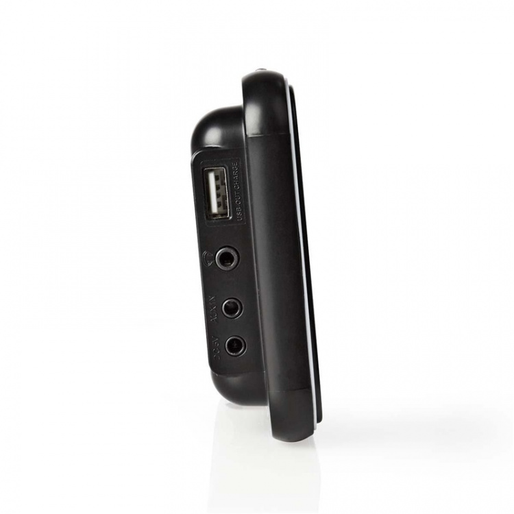 Nedis Digital Alarm Clock Radio | LED | 1x 3.5 mm Audio Input | Time projection | AM / FM | Snooze function | Sleep timer | Number of alarms: 2 | Black Nedis Digital Alarm Clock Radio | LED | 1x 3.5 mm Audio Input | Time projection | AM / FM | Snooze function | Sleep timer | Number of alarms: 2 | Black