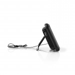 Nedis Digital Alarm Clock Radio | LED | 1x 3.5 mm Audio Input | Time projection | AM / FM | Snooze function | Sleep timer | Number of alarms: 2 | Black Nedis Digital Alarm Clock Radio | LED | 1x 3.5 mm Audio Input | Time projection | AM / FM | Snooze function | Sleep timer | Number of alarms: 2 | Black