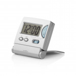 Nedis Digital Desk Alarm Clock | Backlight LCD Display | 1.7 cm | Backlight | Foldable | Used for: Travel | Snooze function | Yes | Silver