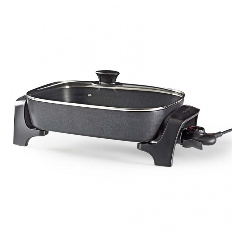 Nedis Electric Skillet Pan | 40 cm | Thick-cast Aluminium Body