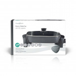 Nedis Electric Skillet Pan | 40 cm | Thick-cast Aluminium Body