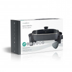Nedis Electric Skillet Pan | 40 cm | Thick-cast Aluminium Body