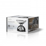 Nedis Kitchen Scales | Analog | Stainless Steel | Removable Bowl | Black