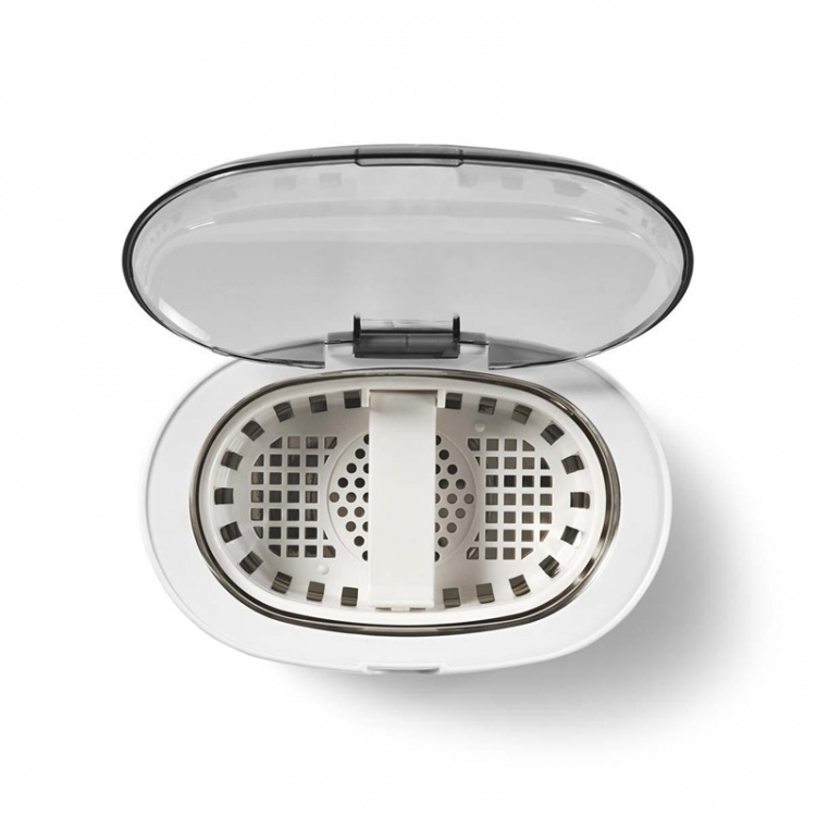 Nedis Ultrasonic Jewellery Cleaner | Mains Powered | 230 V AC 50 Hz | 0.6 l | White