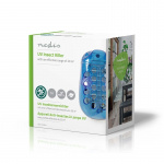 Nedis Mosquito Stop Light Trap | 1 W | Lamp type: LED Light | Effective range: 20 m² | Blue / White