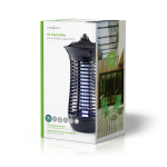 Nedis Mosquito Stop Light Trap | 18 W | Lamp type: 2G11 18W PL/BL | Effective range: 150 m² | Black