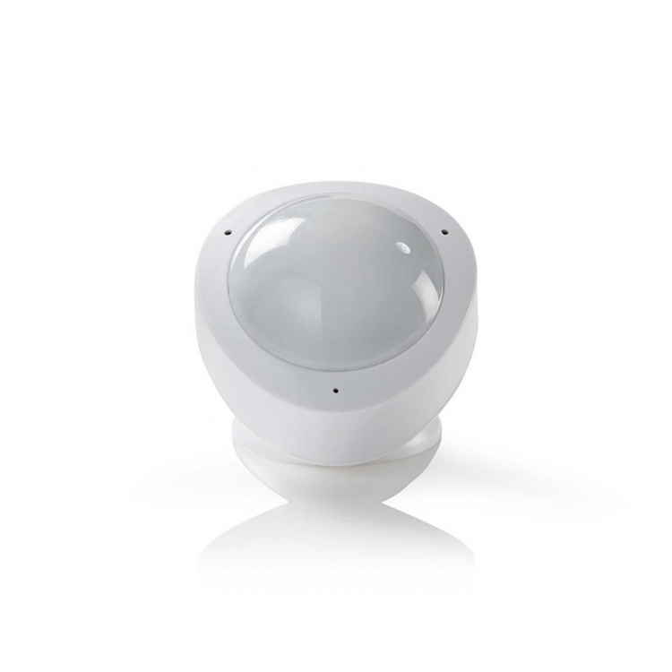 Nedis SmartLife Motion Sensor | Wi-Fi | Battery Powered / Mains Powered | Detector angle: 120 ° | Detector range: 10.0 m | White
