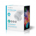 Nedis SmartLife Motion Sensor | Wi-Fi | Battery Powered / Mains Powered | Detector angle: 120 ° | Detector range: 10.0 m | White
