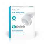 Nedis SmartLife Motion Sensor | Wi-Fi | Battery Powered / Mains Powered | Detector angle: 120 ° | Detector range: 10.0 m | White