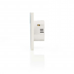 Nedis SmartLife Wall Switch | Single | Wall Mount | 1000 W | Android™ / IOS | Glass | White