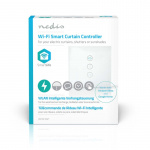 Nedis SmartLife Wall Switch | Curtain / Shutter / Sunshade | Wall Mount | 300 W | Android™ / IOS | Glass | White Nedis SmartLife Wall Switch | Curtain / Shutter / Sunshade | Wall Mount | 300 W | Android™ / IOS | Glass | White