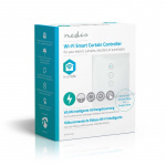 Nedis SmartLife Wall Switch | Curtain / Shutter / Sunshade | Wall Mount | 300 W | Android™ / IOS | Glass | White Nedis SmartLife Wall Switch | Curtain / Shutter / Sunshade | Wall Mount | 300 W | Android™ / IOS | Glass | White