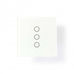 Nedis SmartLife Wall Switch | Curtain / Shutter / Sunshade | Wall Mount | 300 W | Android™ / IOS | Glass | White Nedis SmartLife Wall Switch | Curtain / Shutter / Sunshade | Wall Mount | 300 W | Android™ / IOS | Glass | White