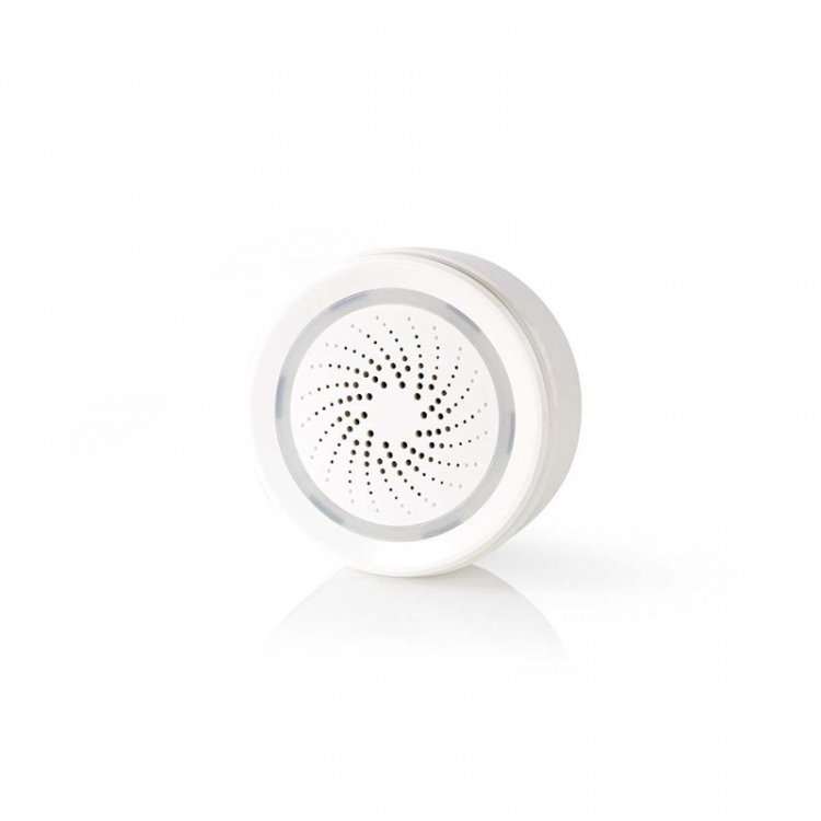 Nedis SmartLife Siren | Mains Powered | 8 Sounds | 85 dB | Android™ / IOS | White