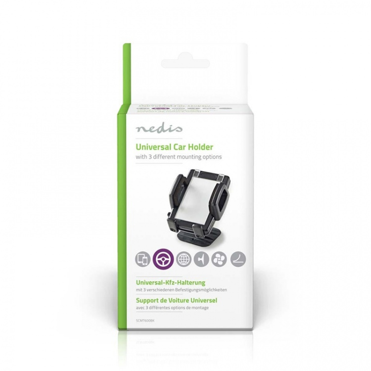 Nedis Smartphone Car Mount | In-Car | Universal | Minimal screen size phone: 4  Nedis Smartphone Car Mount | In-Car | Universal | Minimal screen size phone: 4