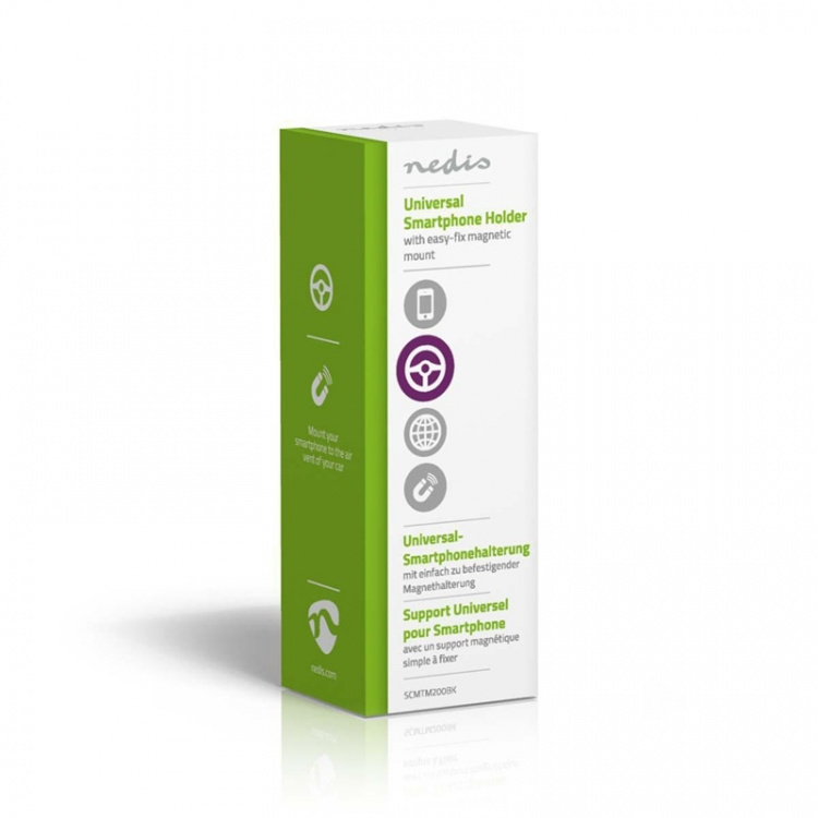 Nedis Smartphone Car Mount | In-Car Air Vent | Universal | Minimal screen size phone: 4  Nedis Smartphone Car Mount | In-Car Air Vent | Universal | Minimal screen size phone: 4