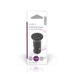 Nedis Car Charger | 2x 2.4 A | Number of outputs: 2 | Port type: 2x USB-A | | Single Voltage Output Nedis Car Charger | 2x 2.4 A | Number of outputs: 2 | Port type: 2x USB-A | | Single Voltage Output