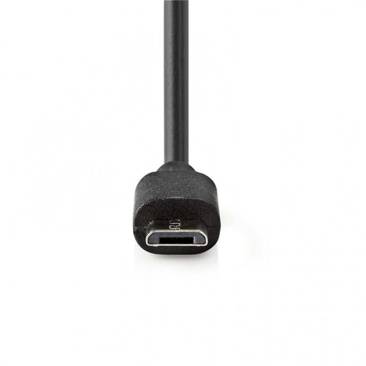 Nedis Car Charger | 1x 2.4 A | Number of outputs: 1 | Micro USB (Fixed) Cable | 1.00 m | Single Voltage Output