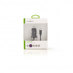 Nedis Car Charger | 1x 2.4 A | Number of outputs: 1 | Micro USB (Fixed) Cable | 1.00 m | Single Voltage Output