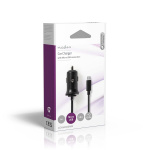 Nedis Car Charger | 1x 2.4 A | Number of outputs: 1 | Micro USB (Fixed) Cable | 1.00 m | Single Voltage Output