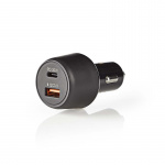 Nedis Car Charger | 2x 3.0 A | Number of outputs: 2 | Port type: USB-A / USB-C™ | | Automatic Voltage Selection