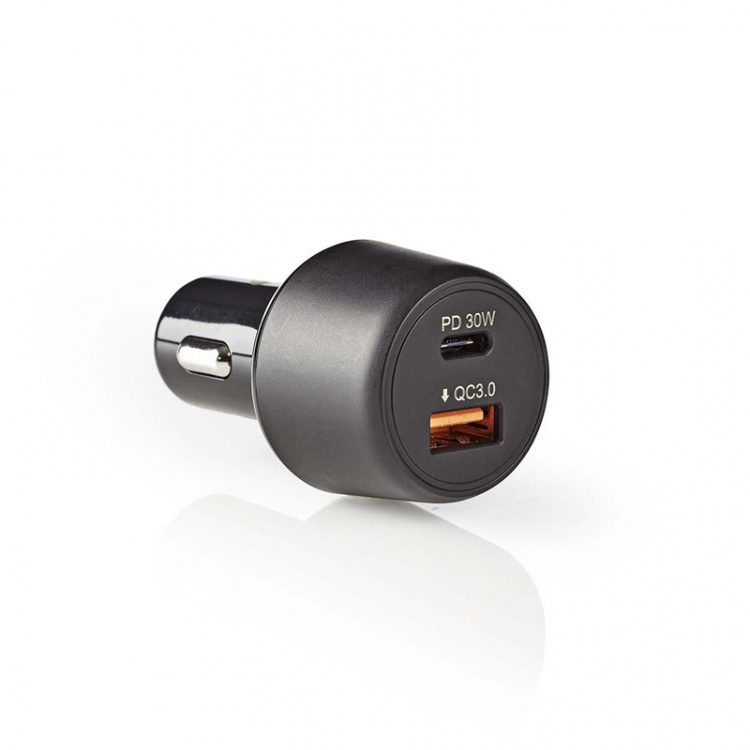 Nedis Car Charger | 2x 3.0 A | Number of outputs: 2 | Port type: USB-A / USB-C™ | | Automatic Voltage Selection