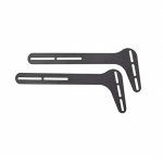 Nedis Soundbar Mount | Compatible with: Universal | Attached to the TV | 15 kg | Fixed | Steel | Black