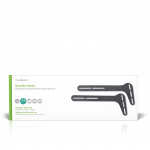 Nedis Soundbar Mount | Compatible with: Universal | Attached to the TV | 15 kg | Fixed | Steel | Black