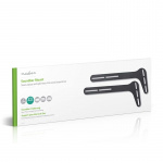Nedis Soundbar Mount | Compatible with: Universal | Attached to the TV | 15 kg | Fixed | Steel | Black