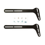 Nedis Soundbar Mount | Compatible with: Universal | Attached to the TV | 15 kg | Fixed | Steel | Black