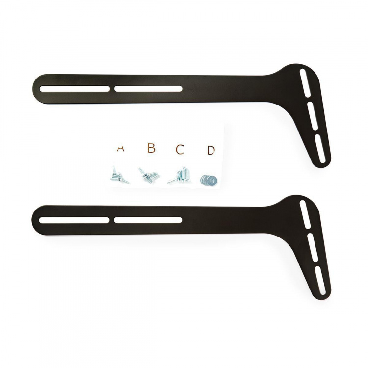 Nedis Soundbar Mount | Compatible with: Universal | Attached to the TV | 15 kg | Fixed | Steel | Black
