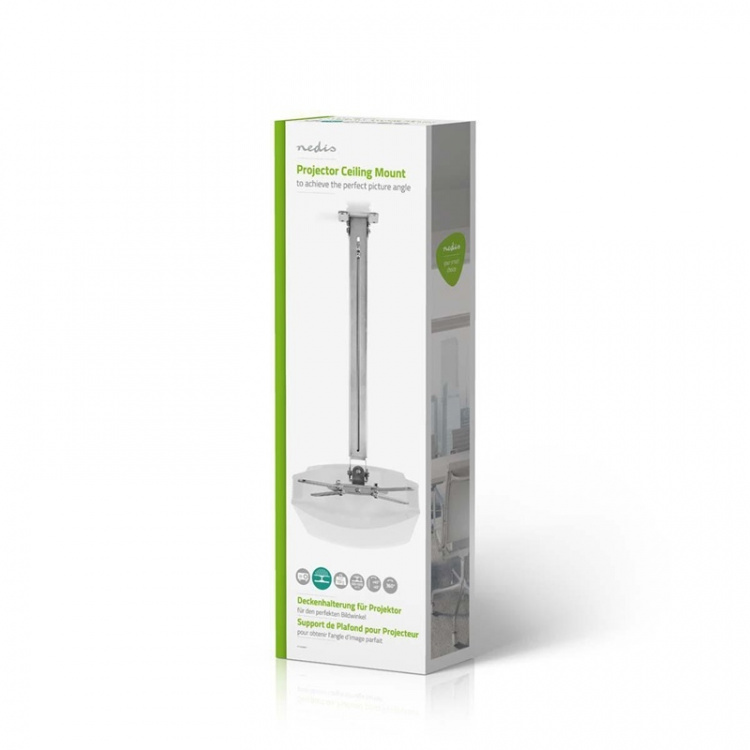 Nedis Projector Mount | Full Motion | 10 kg | Rotatable | Tiltable | Steel | Silver Nedis Projector Mount | Full Motion | 10 kg | Rotatable | Tiltable | Steel | Silver