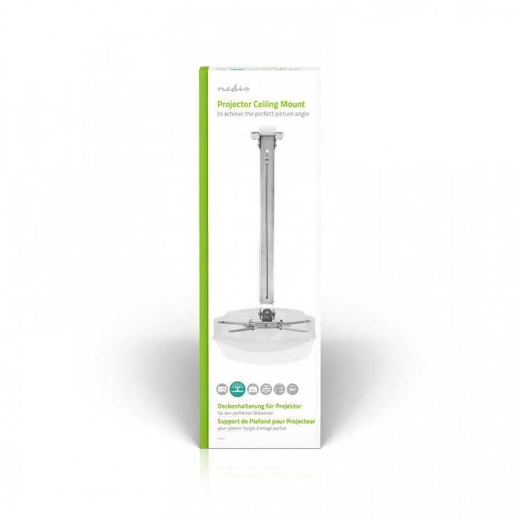 Nedis Projector Mount | Full Motion | 10 kg | Rotatable | Tiltable | Steel | Silver Nedis Projector Mount | Full Motion | 10 kg | Rotatable | Tiltable | Steel | Silver