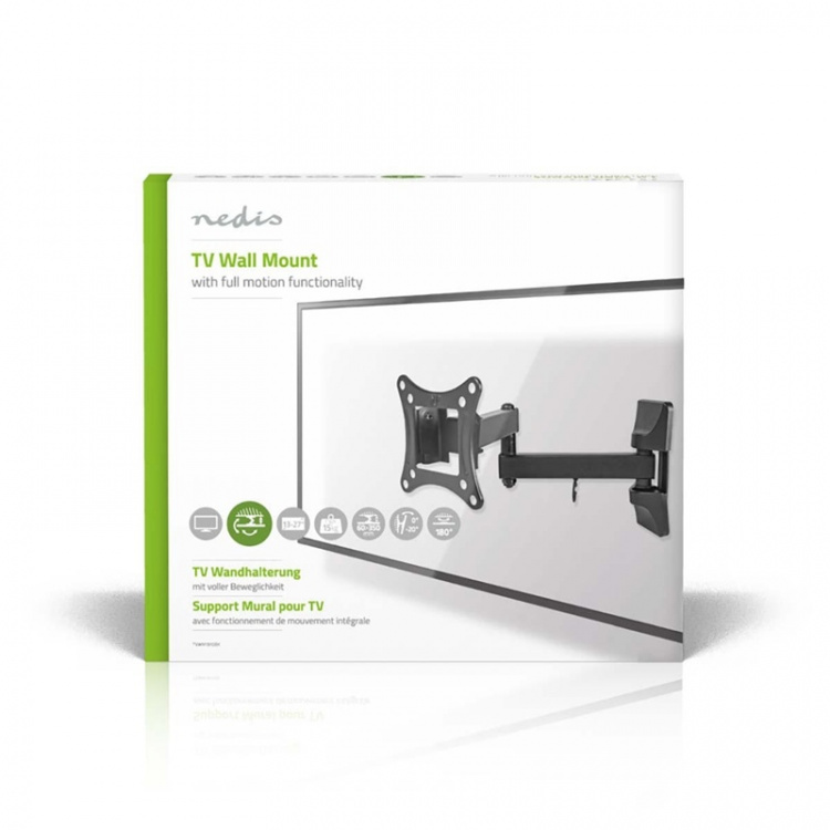 Nedis Full Motion TV Wall Mount | 13 - 27 