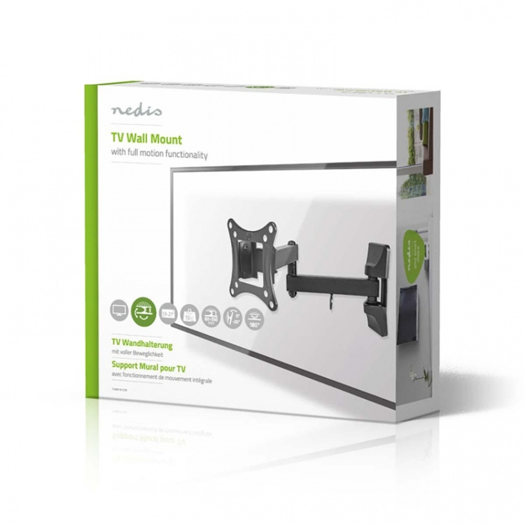 Nedis Full Motion TV Wall Mount | 13 - 27  Nedis Full Motion TV Wall Mount | 13 - 27