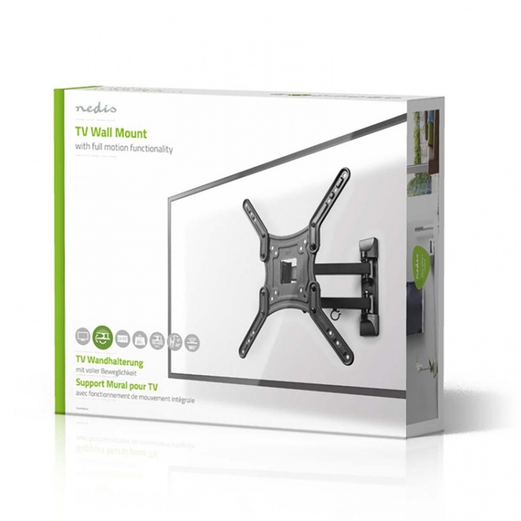 Nedis Full Motion TV Wall Mount | 23 - 55 