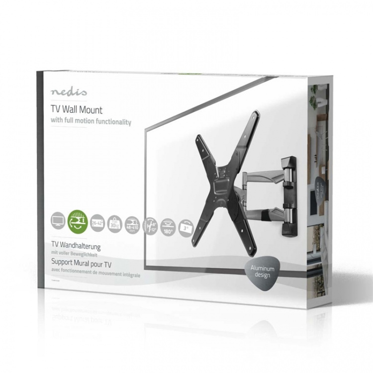 Nedis Full Motion TV Wall Mount | 23 - 55  Nedis Full Motion TV Wall Mount | 23 - 55
