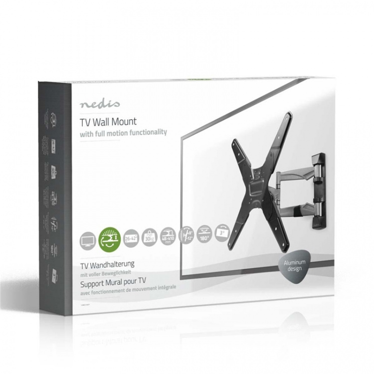 Nedis Full Motion TV Wall Mount | 23 - 55  Nedis Full Motion TV Wall Mount | 23 - 55