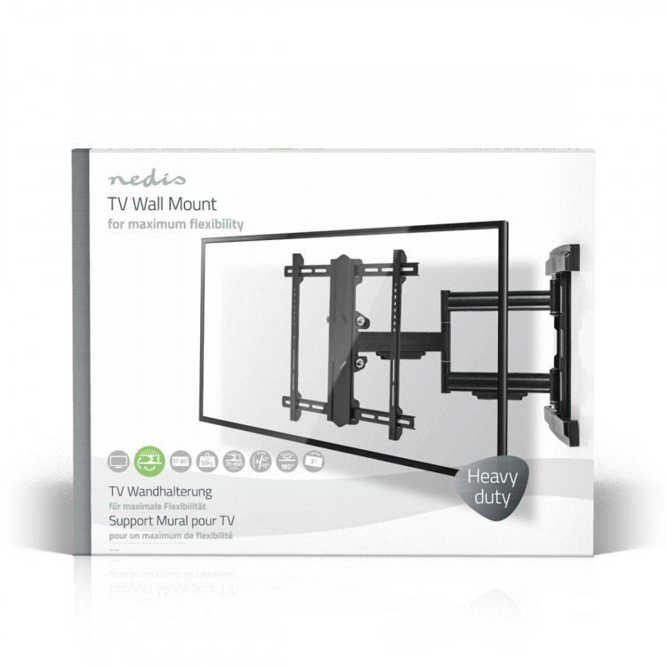 Nedis Full Motion TV Wall Mount | 37 - 80  Nedis Full Motion TV Wall Mount | 37 - 80